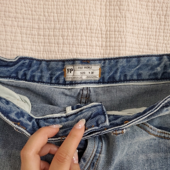 Free People High-waisted Denim Shorts